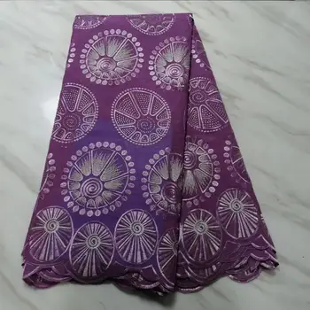 

African Lace Fabric 2019 wine red High Quality 5yards Lace Tulle Lace Fabric African French Net Lace Fabric For Eveing Dress
