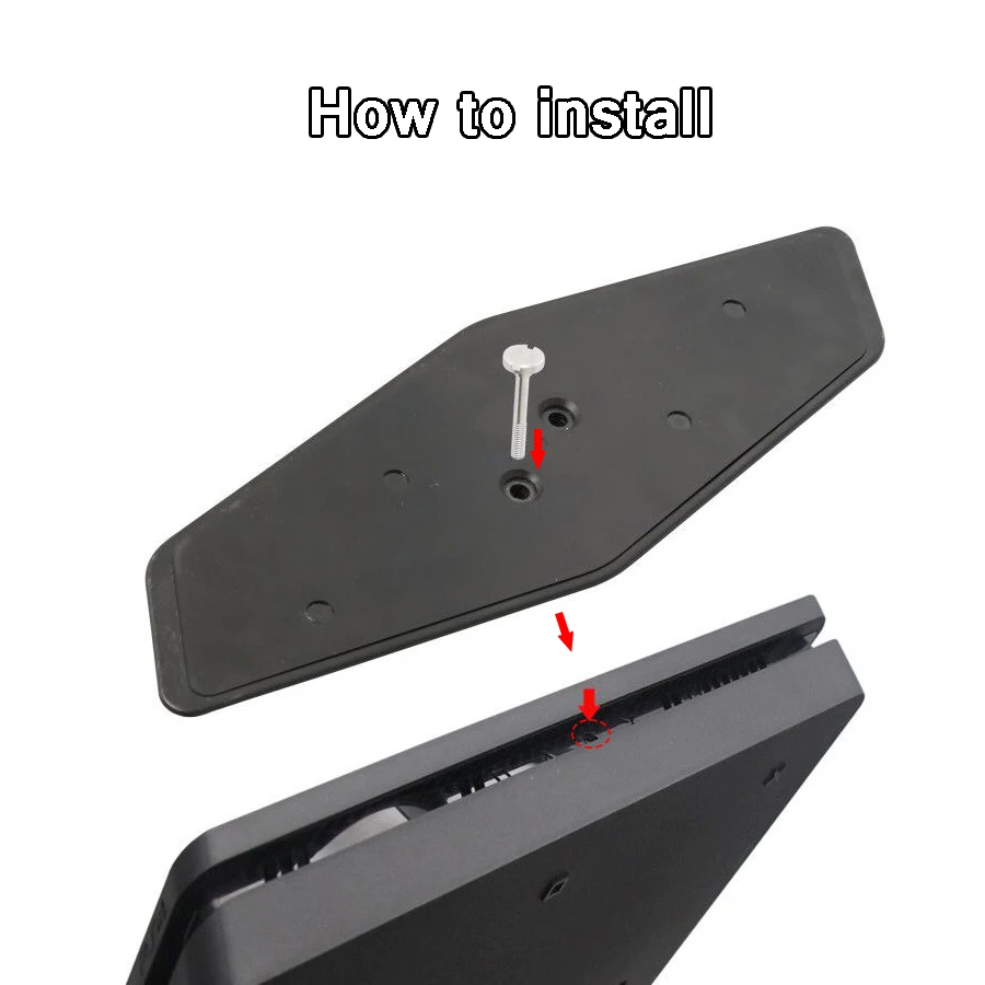 Консоль PS4 Slim/Pro универсальная 2 в 1 вертикальная подставка держатель для консоли