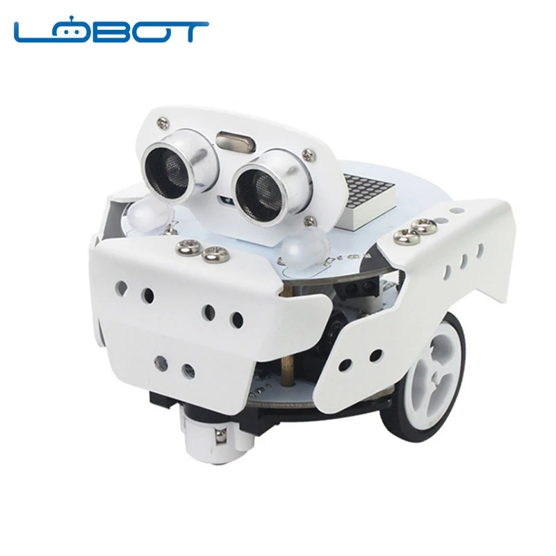 LOBOT Qbot Pro DIY scrach3.0 программируемый Многофункциональный отслеживающий избегание приложение Smart RC робот автомобиль совместимый