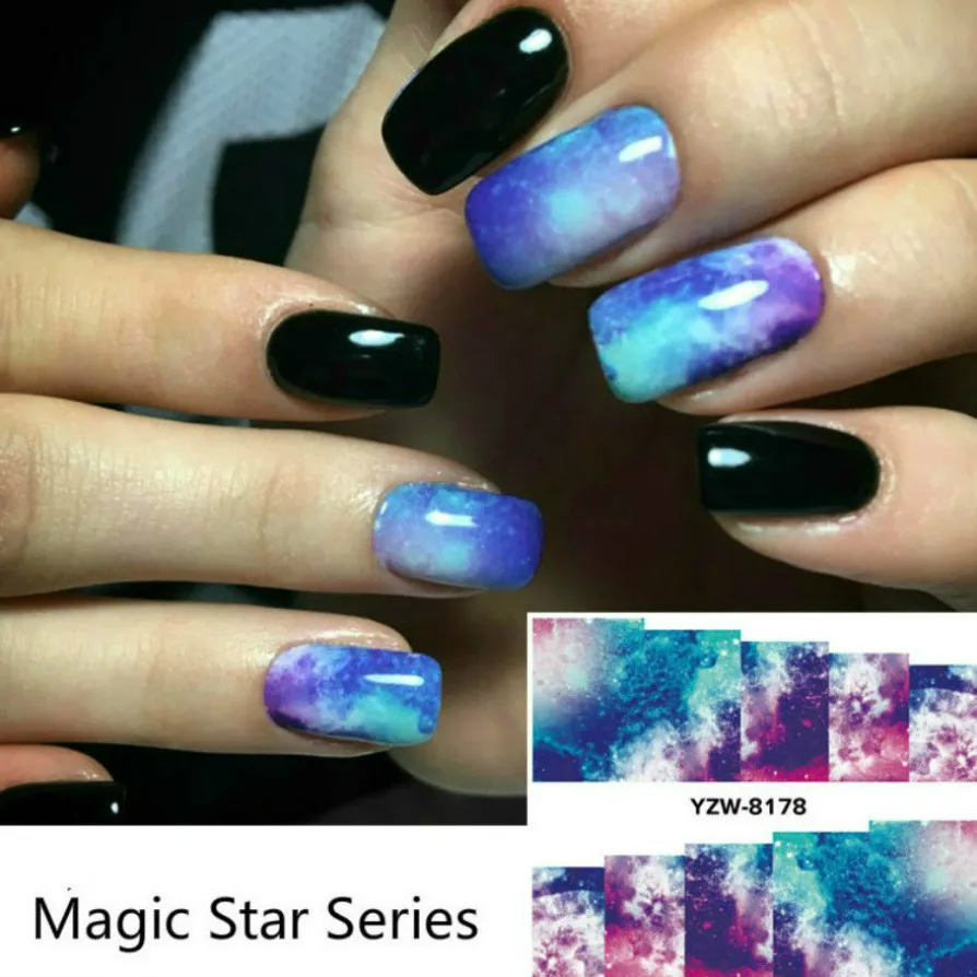 

1Pcs Magic Start False Nail Tips Clear Black Fan Finger Nail Art Display Practice Acrylic UV Gel Polish Tool Manicure HOT Y8178