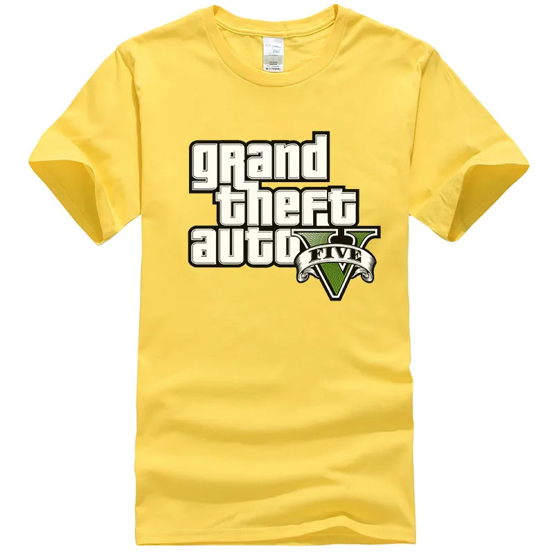 Grand Theft Auto GTA Футболка Мужская Уличная Длинная с GTA 5 Футболка мужская и женская футболка летние топы с коротким рукавом футболки GTA5 T143