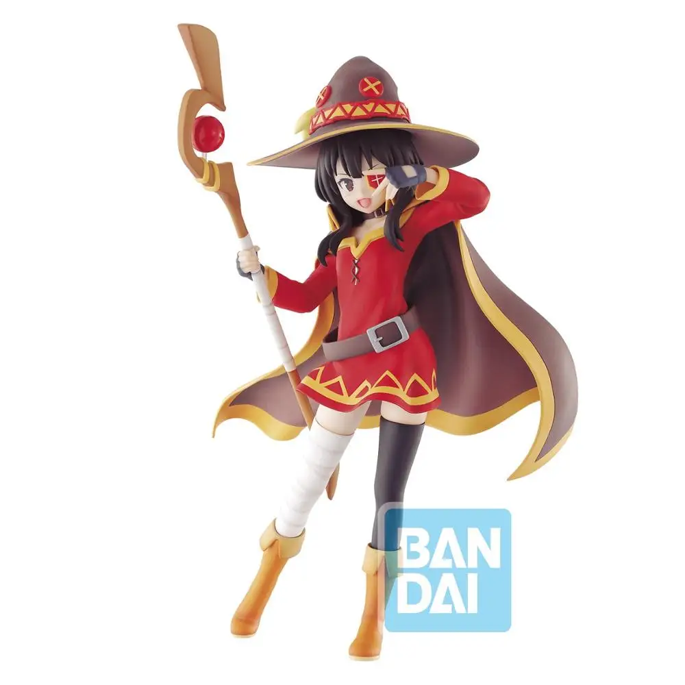 Tronzo Banpresto аниме KonoSuba Божье благословение на этом чудесном мире Megumin ПВХ фигурка модель куклы игрушки подарки - Цвет: Megumin