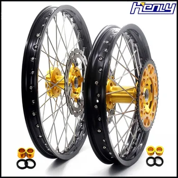

21/19 MX Dirt Bikes Wheels Rims Set For SUZUKI RMZ250 2007-2019 RMZ450 2005-2019 Front 250MM Rear 240MM Discs