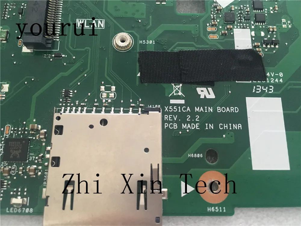 yourui X551CA 4GB RAM i3-3217u Motherboard For ASUS X551C X551CAP Notebook Motherboard DDR3 Test al