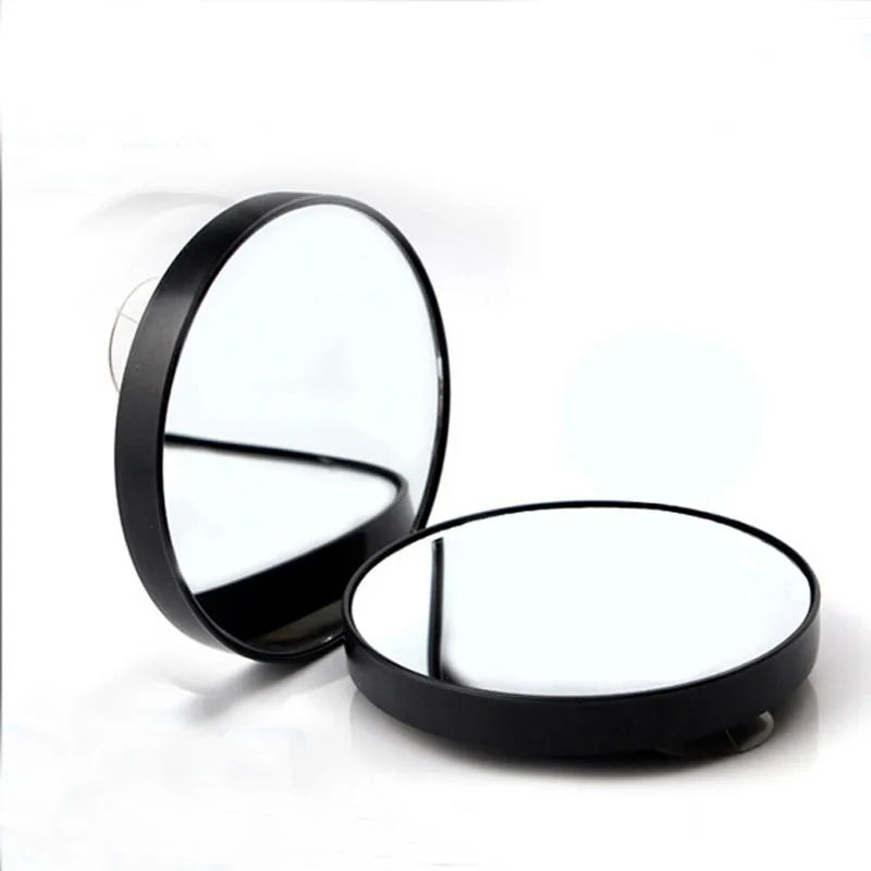 Magnification Black 10X Makeup Mirror Magnifying Mirror With Two