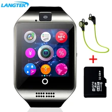 LANGTEK Smart Watch Touch Screen Sync Notifier Support Sim Card Bluetooth Connectivity For IOS Android Phone PKGV18 GT08 DZ09