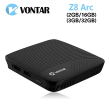 VONTAR Z8 Arc DDR4 3G/32G 2G/16G Android 7.1 Nougat TV Box VP9 4K Amlogic Octa Core 2.4G/5GHz Dual WIFI BT4.1 same M8S PRO