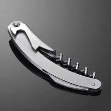 Высокое качество 100 шт нержавеющей Штопор навесные официанты открывалка для бутылок вина штопор фольги