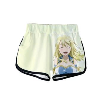 

Fairy Tail Summer Women Shortpant K pop Casual Elastic Waist Fitness Fashion Short Pocket Harajuku All-match Solid Soft Short Tr