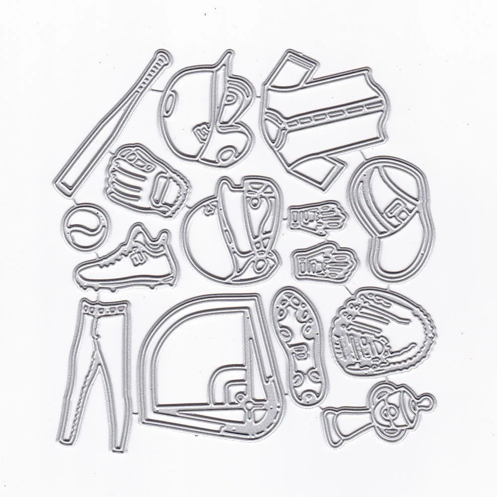

Metal Cutting Dies Baseball Stencil for DIY Scrapbooking Album Paper Cards Decorative Crafts Embossing Die