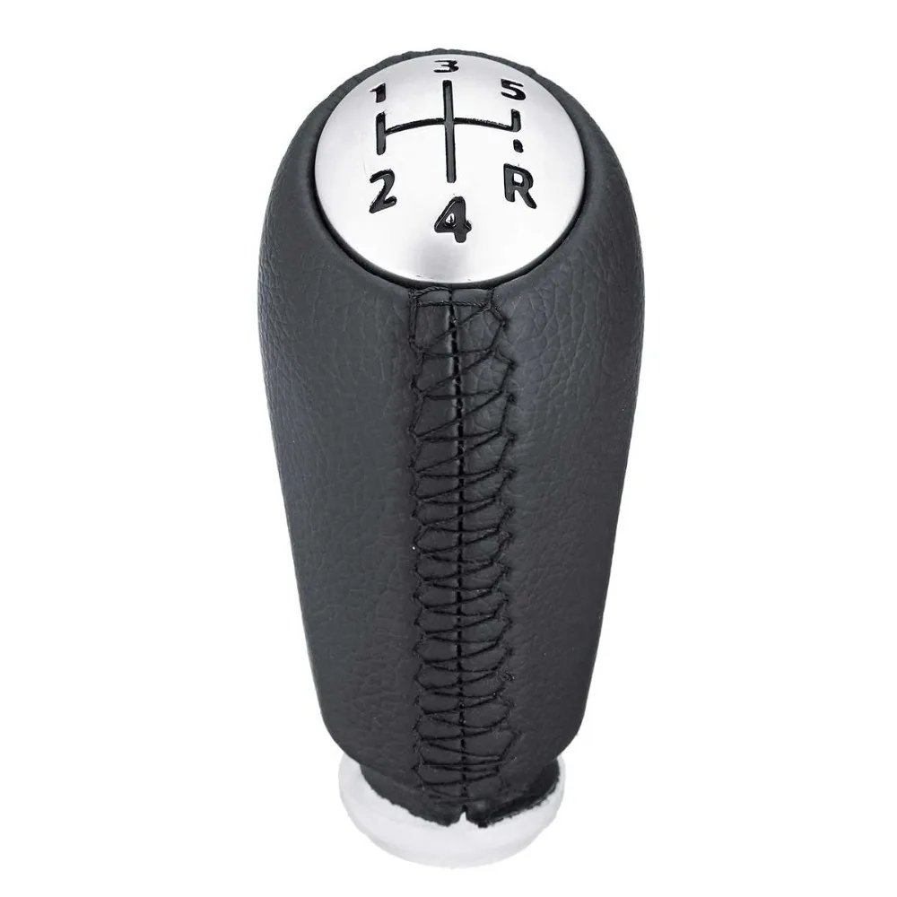 

Car Manual 5 Speed Gear Shift Knob Stick Head Hand Ball For RENAULT Laguna Megane 2 Clio 3 2003-2009 Kangoo 2009 PU Leather