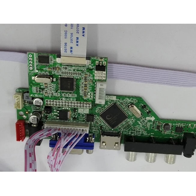  Remote EDP adapter Controller board kit VGA USB Audio HDMI TV LED AV For B156HTN03.8 LCD 1920X1080 