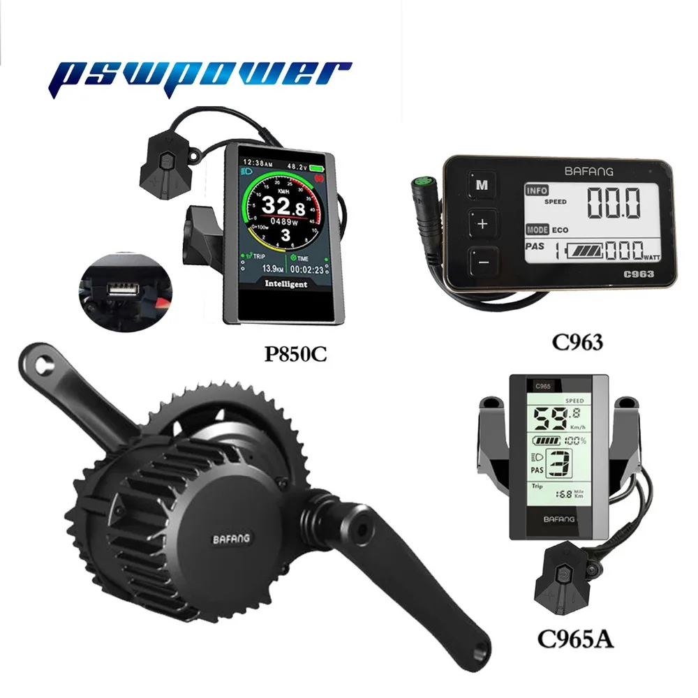 Бесплатная доставка bafang/8FUN BBS03 BBSHD 48В 1000 Вт Ebike электродвигатель 8fun mid drive комплект