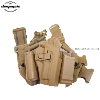 

SIG SAUER P226 P228 P229 Pistol Holster Tactical Gear Hunting Puttee Multi-Mission Thigh Drop Leg Holster