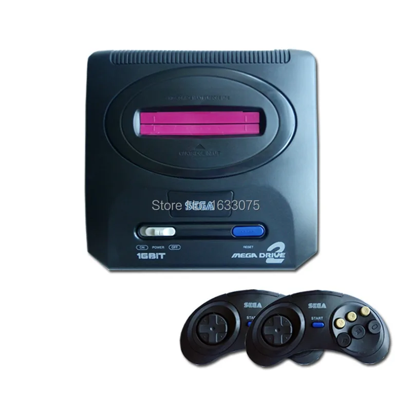 SEGA Mega Drive 2/MD 16 Бит Черная карта видео игры консоли/встроенный с Стандартной