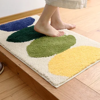 

Lemon Thick Kitchen Mat Hallway Door Mats Indoor Anti-Slip Bathroom Carpet Home Doormat for Entrance Door Shoe Cabinet Area Rugs