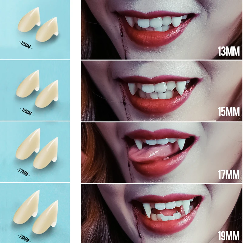 Cos Prop Halloween Prosthesis Vampire Dentures Teeth Zombie Small Tiger Braces