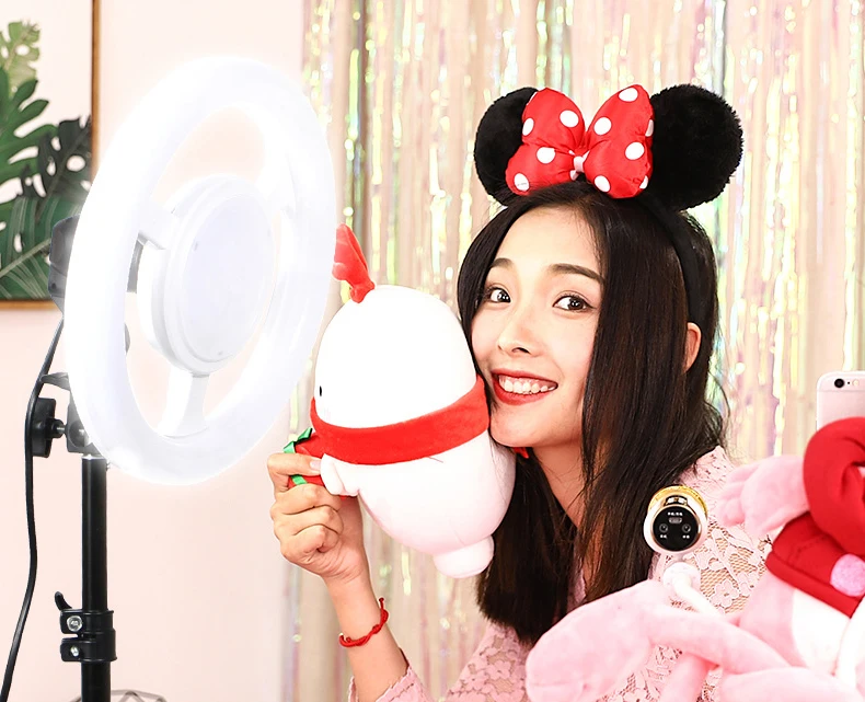

Photo Ring LED 25cm Diameter 24w 6000k White color E27 100V-240V USE FOR Photo Sudio, video, live, Makeup