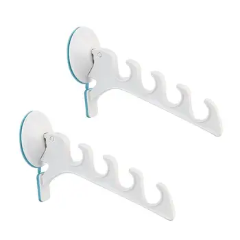 

2PCS 4 Claw Vacuum Plastic Seamless Creative Suction Cup Hooks Strong Sucker Seamless Heavy Duty Wall Hooks Suction Cup Hanger