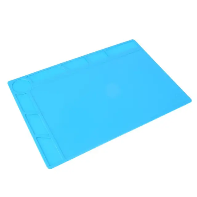Heat Insulation Silicone Pad Desk Mat Maintenance Desk Platform For BGA Soldering Repair Station With Magnetic Section
