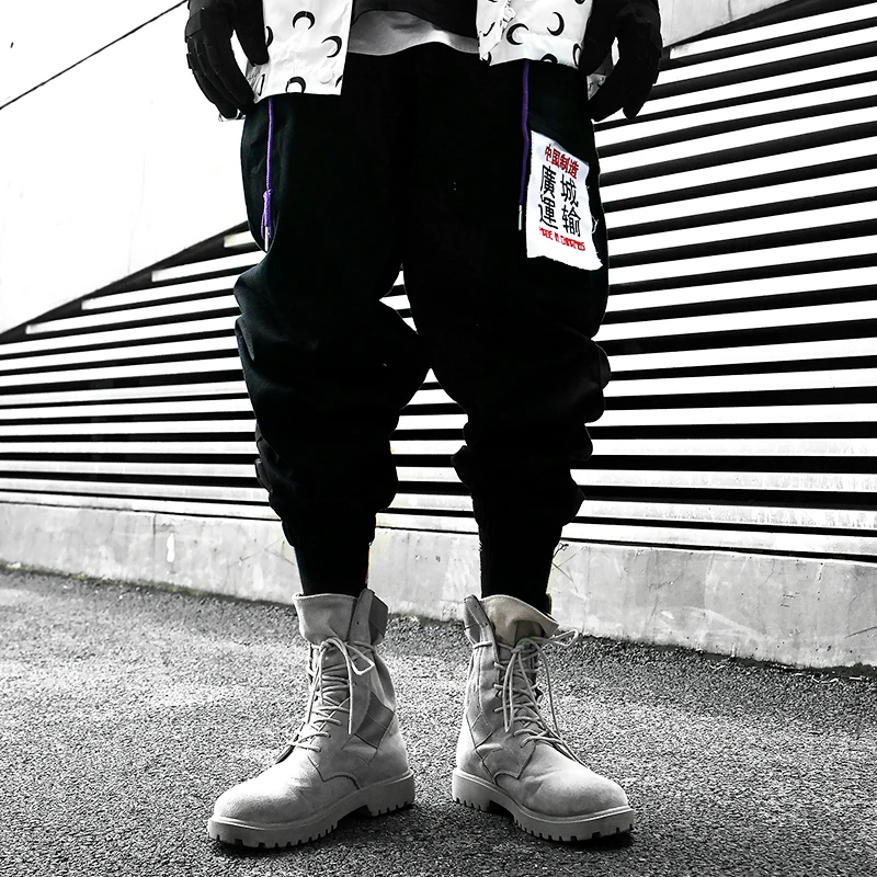 Мужские и женские брюки Kanji, осень, штаны в стиле хип-хоп, спортивные брюки, мужские уличные брюки