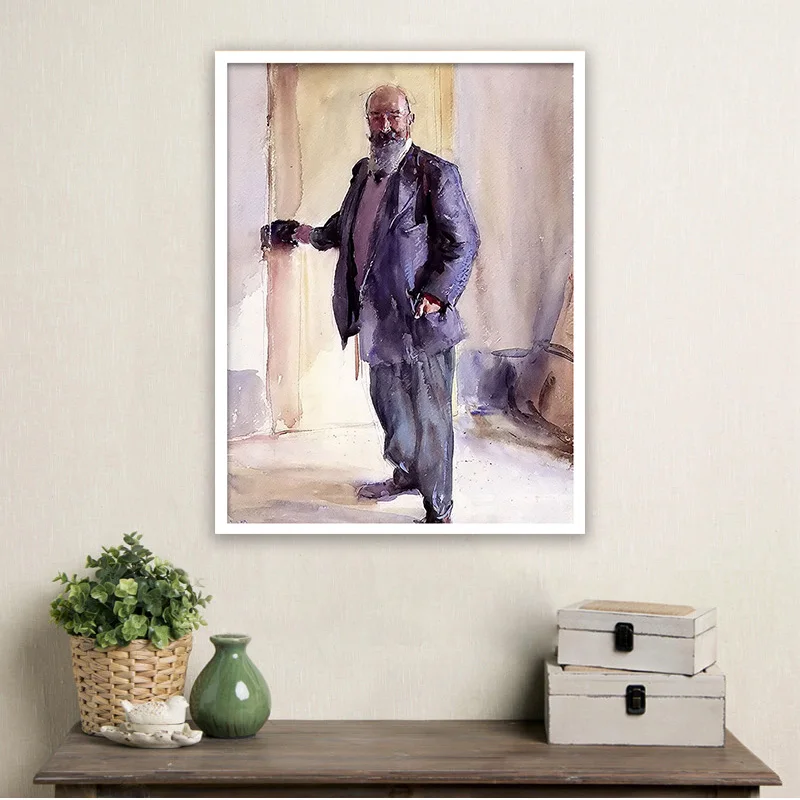 

diy painting by numbers john singer sargent portrait of ambrogio raffele living room impression portrait paint hand drawing