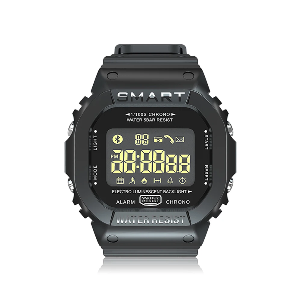 

2019 new EX16T Smart Watch Sports Waterproof Pedometer 18 Months Standby Bluetooth Remote Control Message Reminder Smart Watch