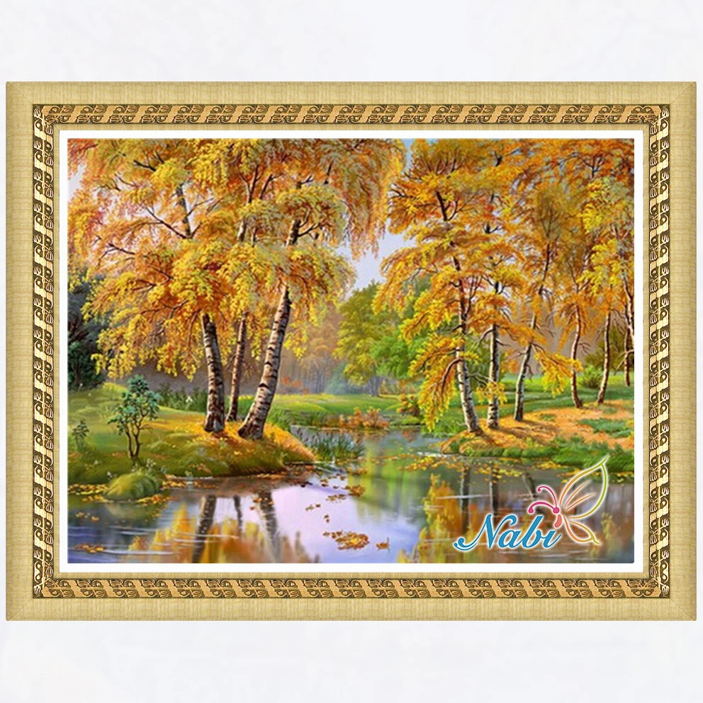 

nature Modular beads beadwork 3544R - Round Diamond embroidery cross stitch diamond mosaic painting