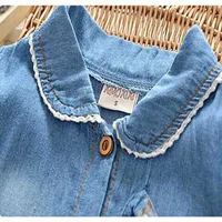 Vêtements d'été pour bébés filles, robe mignonne à manches courtes, Costume décontracté pour tout-petits, tenues pour nourrissons, vêtements de sport pour enfants, nouvelle collection 4