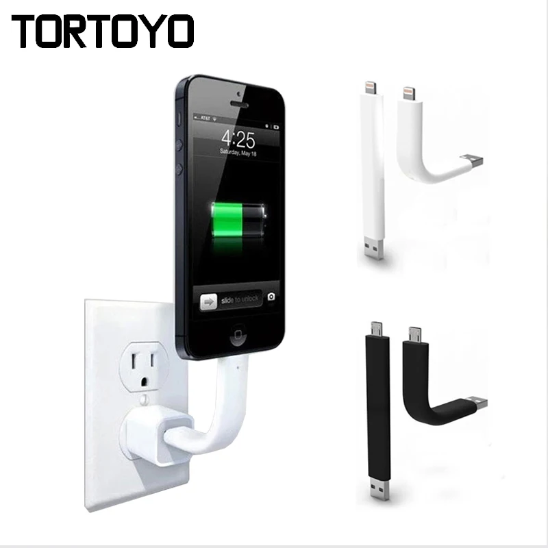 New Flexional Short 10cm 8Pin Micro Hard USB Cable