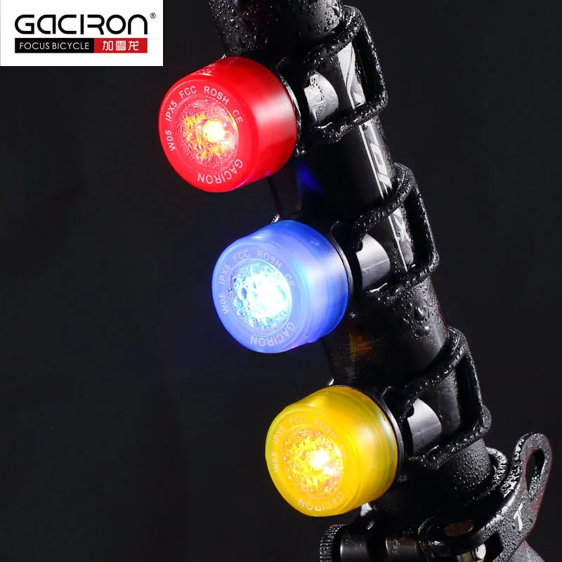 Top Gaciron Bicycle Light Non-Rechargeable LED mountain Bike Front/Rear Warning Lamp Cycling accessories Night Safety tail light 3