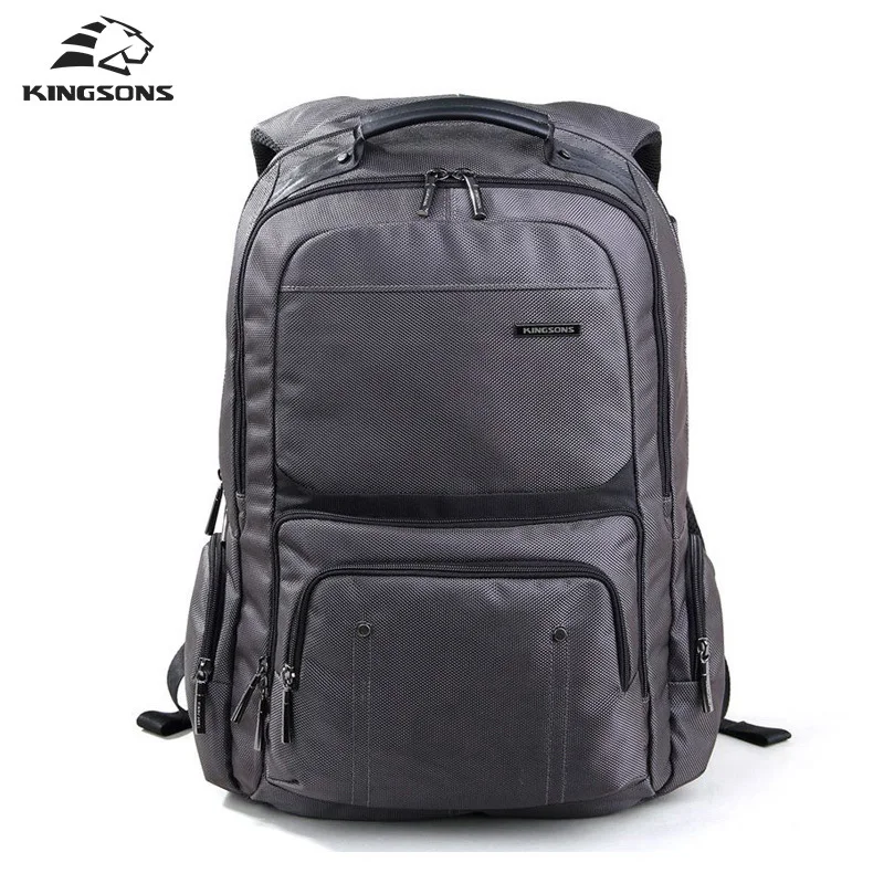 

Kingsons Shockproof Laptop Backpack Male High Quality Student Notebook Bags Nylon Bagpack for Men Mochila 2017 New