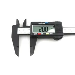 Цифровой штангенциркуль электронная Измерительный инструмент из углеводородного волокна микрометр 0,1 мм 150 мм 6 дюймов ЖК-дисплей micrometro