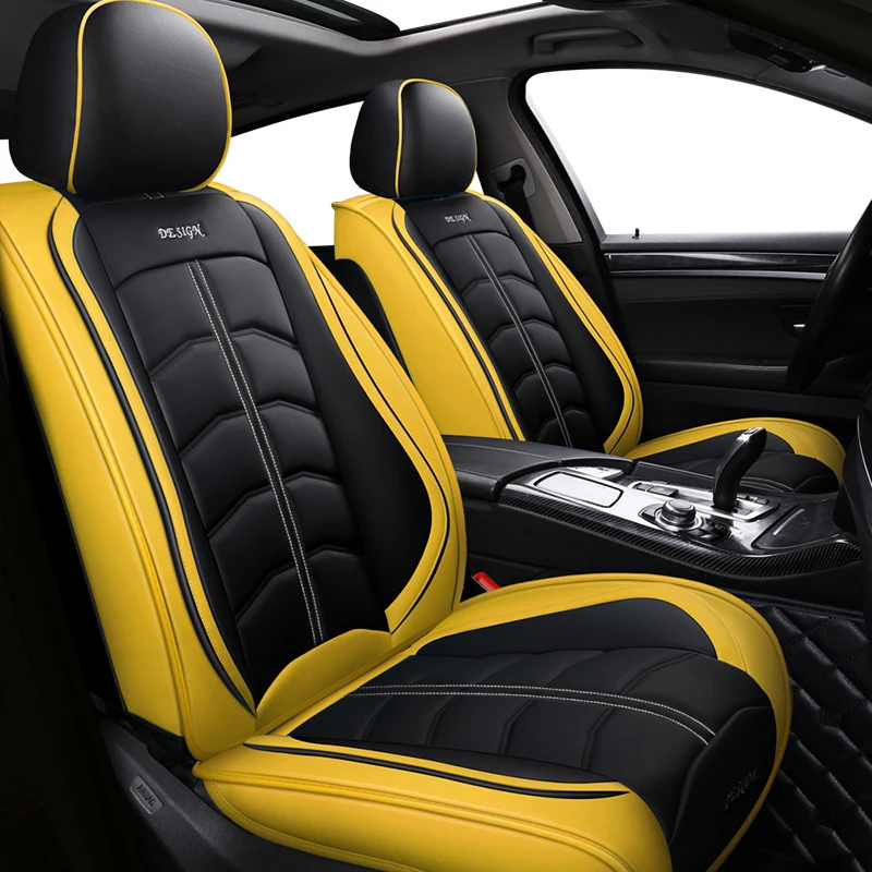 

Sports Leather car seat cover For Mitsubishi All Models ASX Lancer SPORT EX Zinger FORTIS Outlander Grandis accessories styling