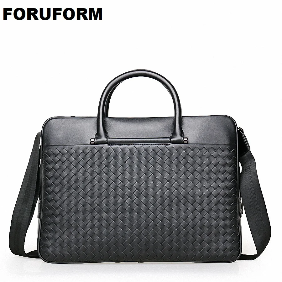 Anwalt 1943 Schulter Büro Handtaschen Aus Aktentaschen Messenger Echtem Taschen Tasche Männlichen Black Leder Handtasche Männer Li qTx16wHPt