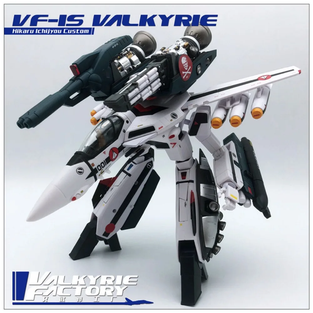 New Valkyrie factory 1//60 Macross ARCADIA VF-1S /& SSP Backpack full set Toy Ko