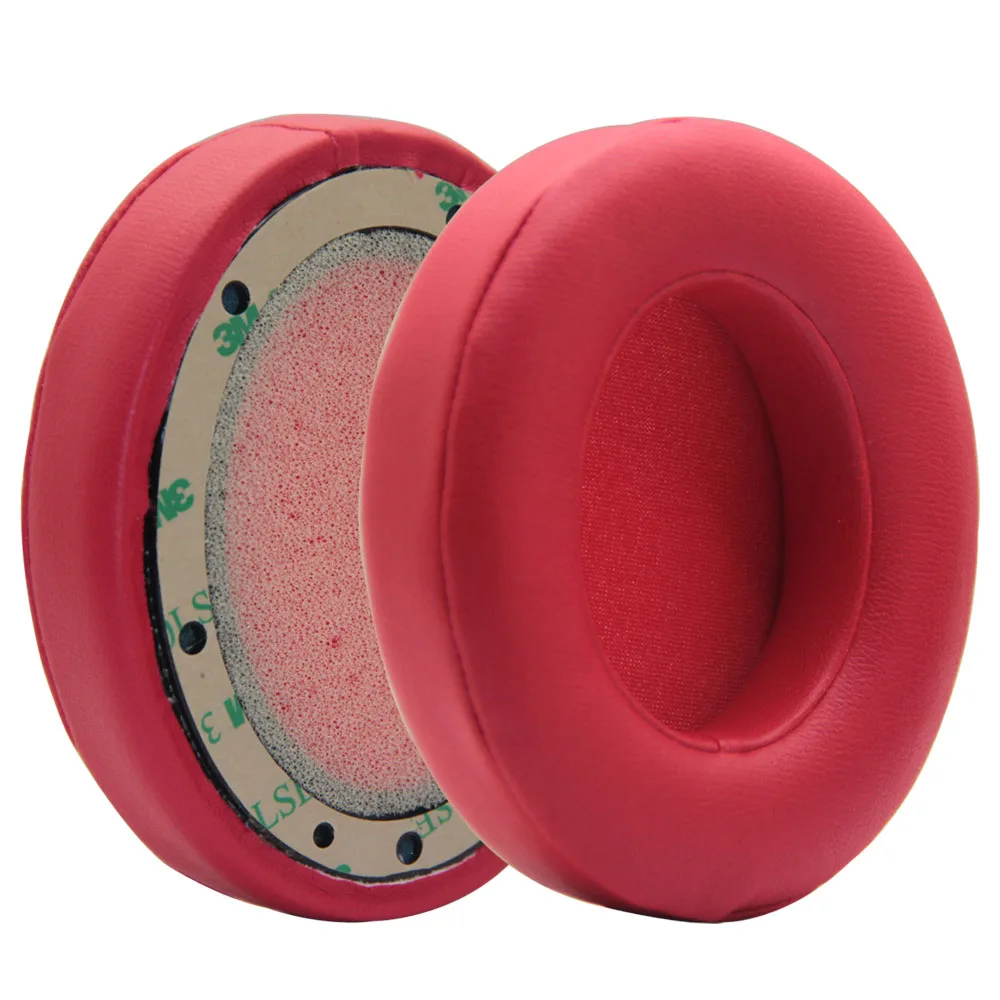 POYATU Headphone Ear Pads For Beats Studio 2.0 Wired Ear Pads Studio 2.0 For Studio 2.0 Wireless Over-Ear Ear Pads Red 1 Pair  (4)