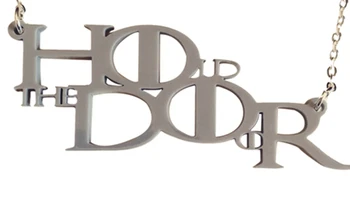 

Game of Thrones Inspired Hodor Hold The Door Acrylic Necklace