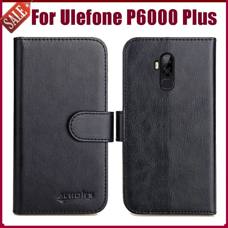 

Hot! Ulefone P6000 Plus Case High Quality 6 Colors Flip Leather Wallet Protective Cover For Ulefone P6000 Plus Case Phone Bag