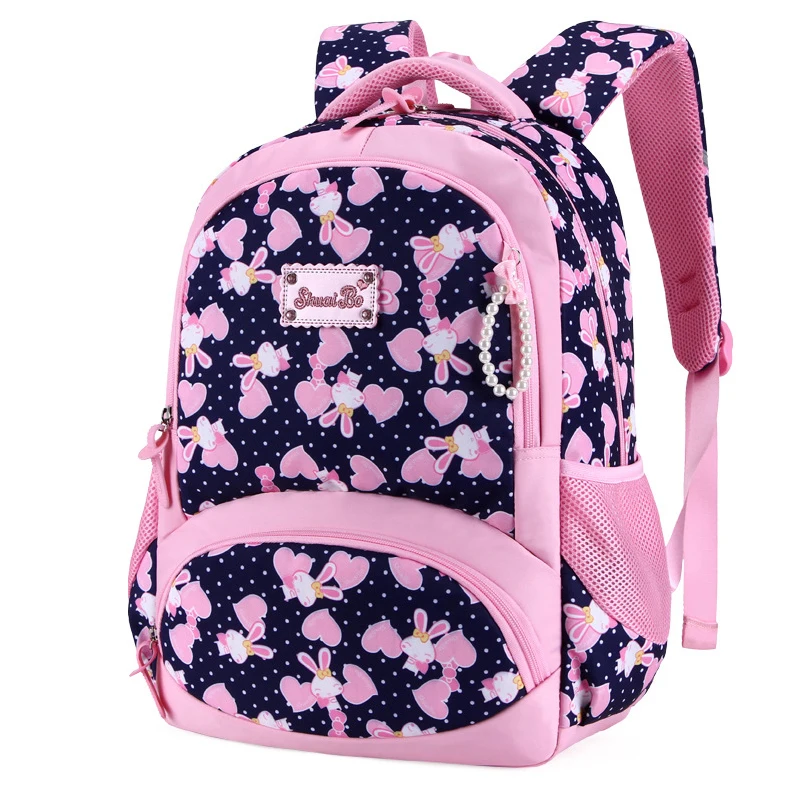

New Arrivals School Backpack For Girls Casual Cartoon Primary School Grade 1-4 Children Student Backpack Kids Knapsack Mochila