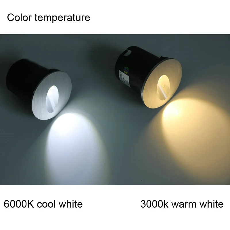 2017 Ограниченная серия высококлассных встроенных 3 Вт светодиодных светильников