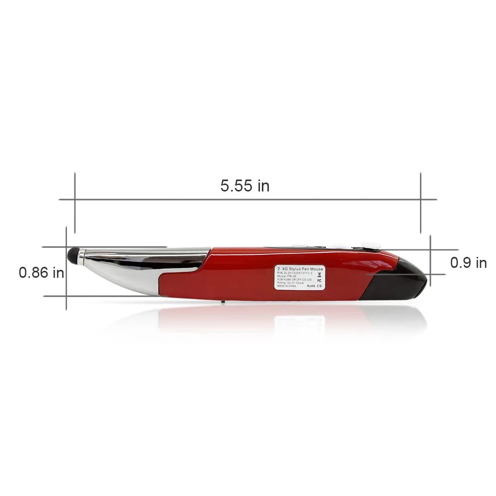 Беспроводная эргономичная лазерная мышь 2 4 ГГц 800/1200/1600DPI|optical pen air mouse|pen mousepen mouse |
