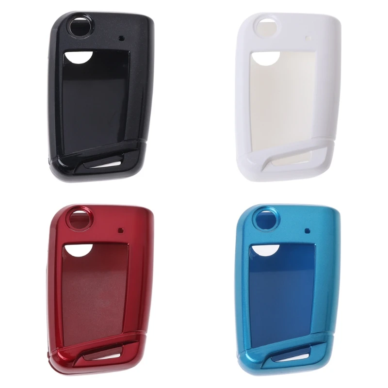 

ABS Key Shell Fob Case For VW Golf 7 MK7 For Skoda Octavia A7 Flip Car Key CoveR