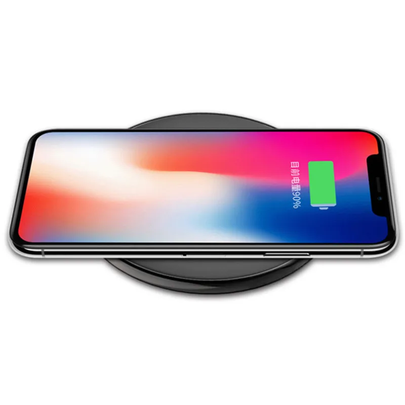 Ультратонкое Беспроводное зарядное устройство DOITOP 5 Вт стандарт QI для Iphone X 8 Plus