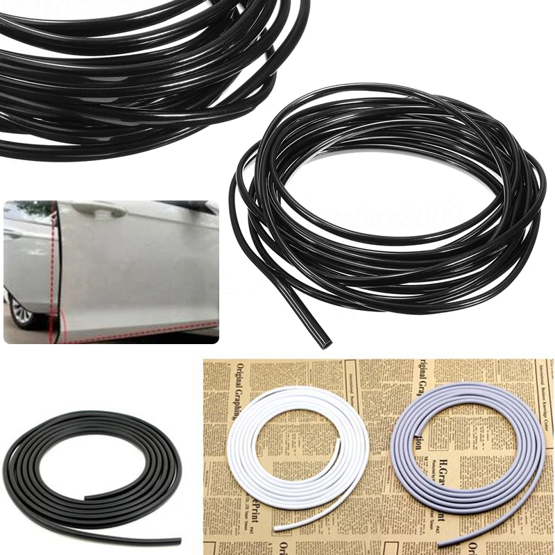 6M Universal Car Door Edge Guards Trim Molding Protection Strip Scratch