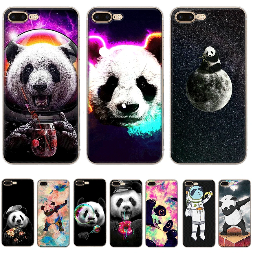 Чехол для мобильного телефона Desxz Panda Dab iPhone 6 6s 7 8 Plus 11 Pro X XS Max 5 5S SE |