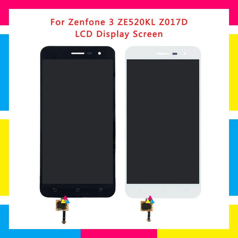 

5pcs LCD Display Screen With Touch Screen Digitizer Assembly For Asus ZenFone 3 ZE520KL Z017D Replacement