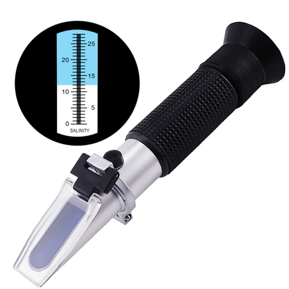 Handheld Traditional 0 28 ATC Salinity Refractometer Salt Water in