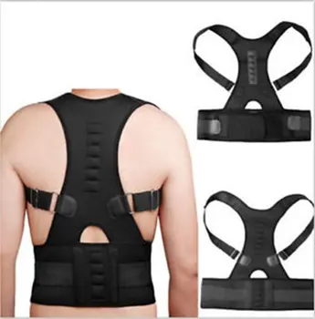 New Magnet Posture Corrector Braces&Support Body Corset Back Belt Brace Shoulder for Men Care Health Adjustable Posture Band