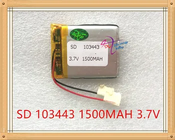 

Liter energy battery 3.7V lithium polymer battery 103443 1500MAH game machine MP3 MP4 MP5 lithium battery GPS navigator